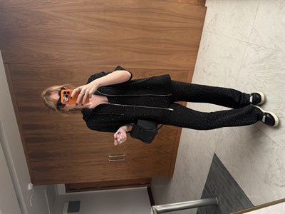 Siyah , Taş Detaylı , Üçlü Modal Takım