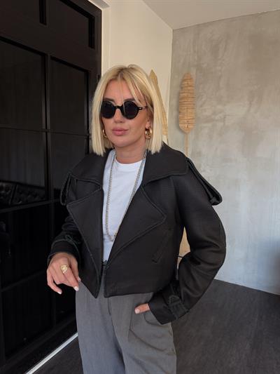 Orijinal Model , Deri Dokulu Ceket