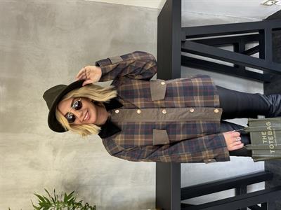 Orijinal Model , Ekoseli , Premium Mevsimlik Mont