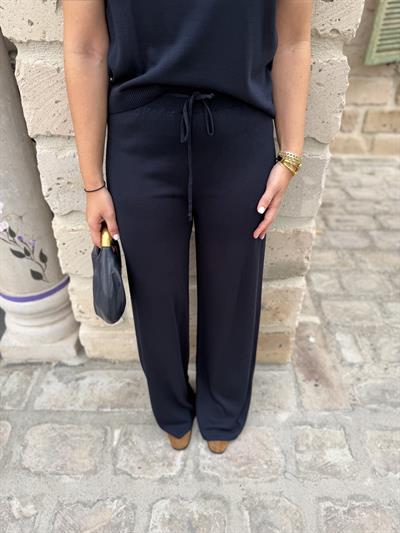 Lacivert , Kısa Kollu , Premium Triko Takım