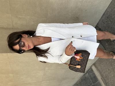 Fistolu , Premium , Beyaz Blazer Ceket