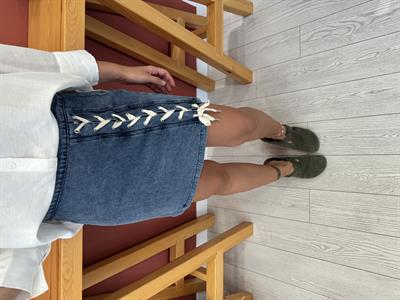 Orjinal Model , Önü İpli Jean Etek