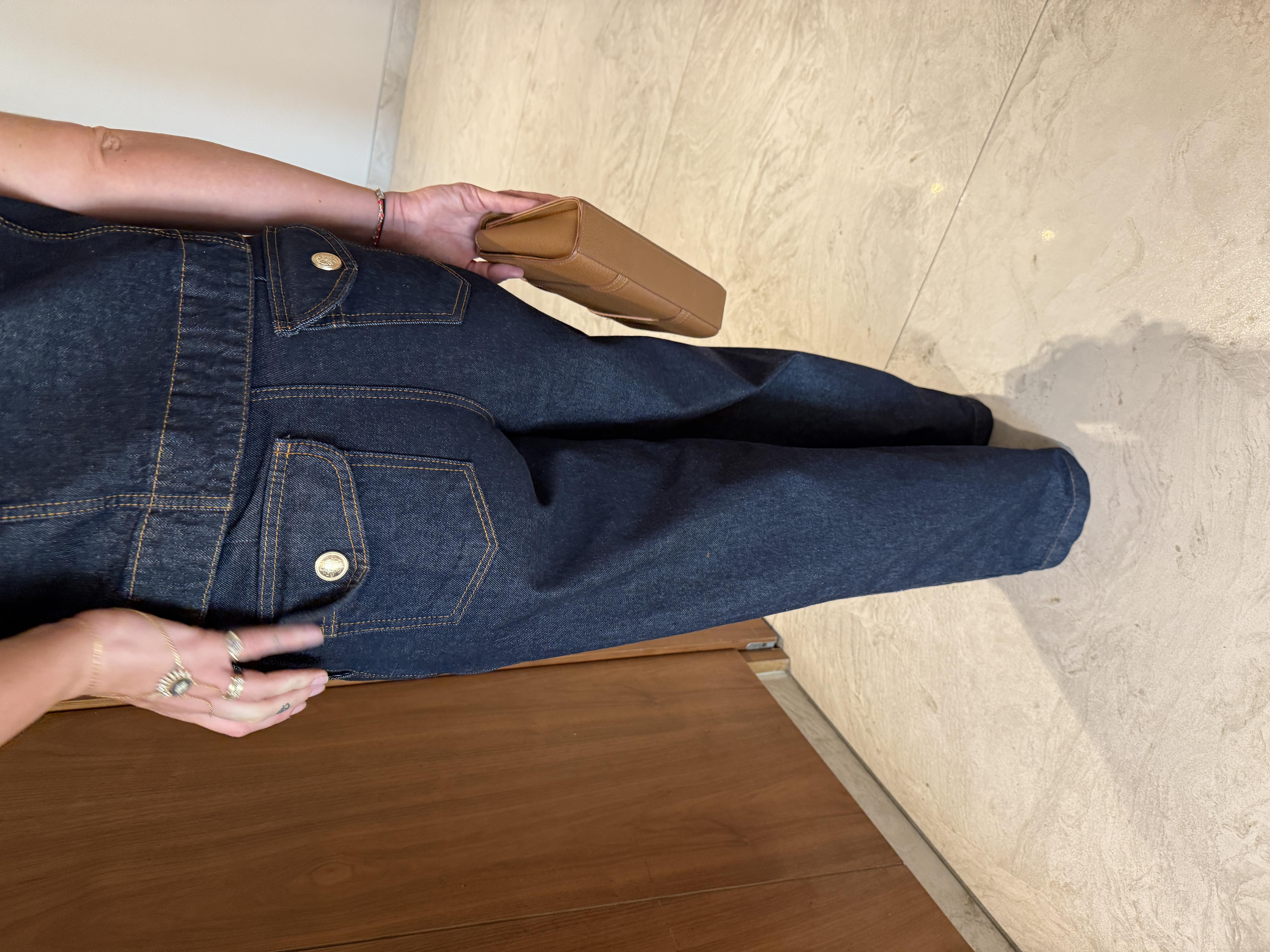 Gold Düğmeli , Premium Palazzo Jean