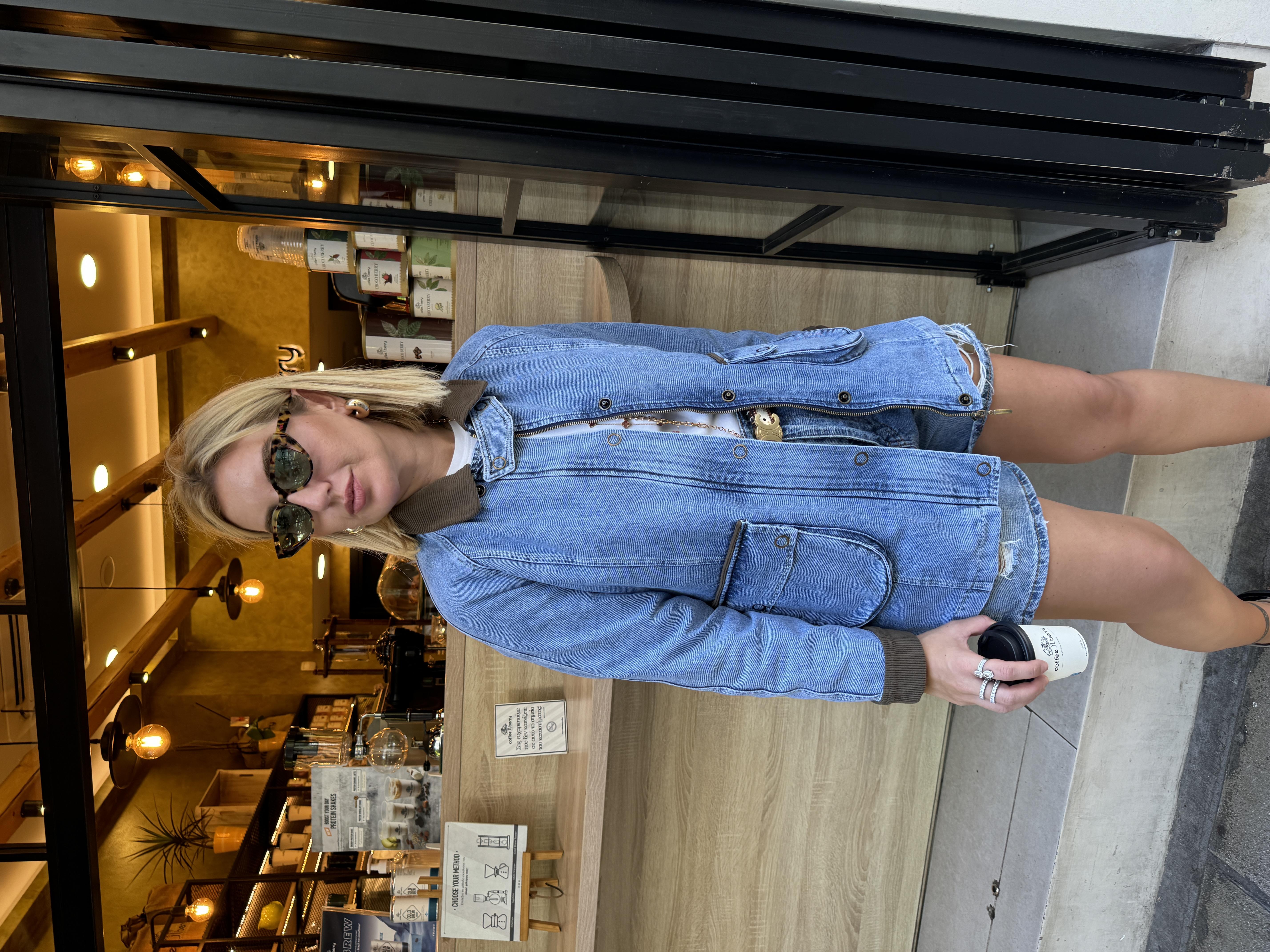 Premium Seri Kadife Yaka Jean Mont