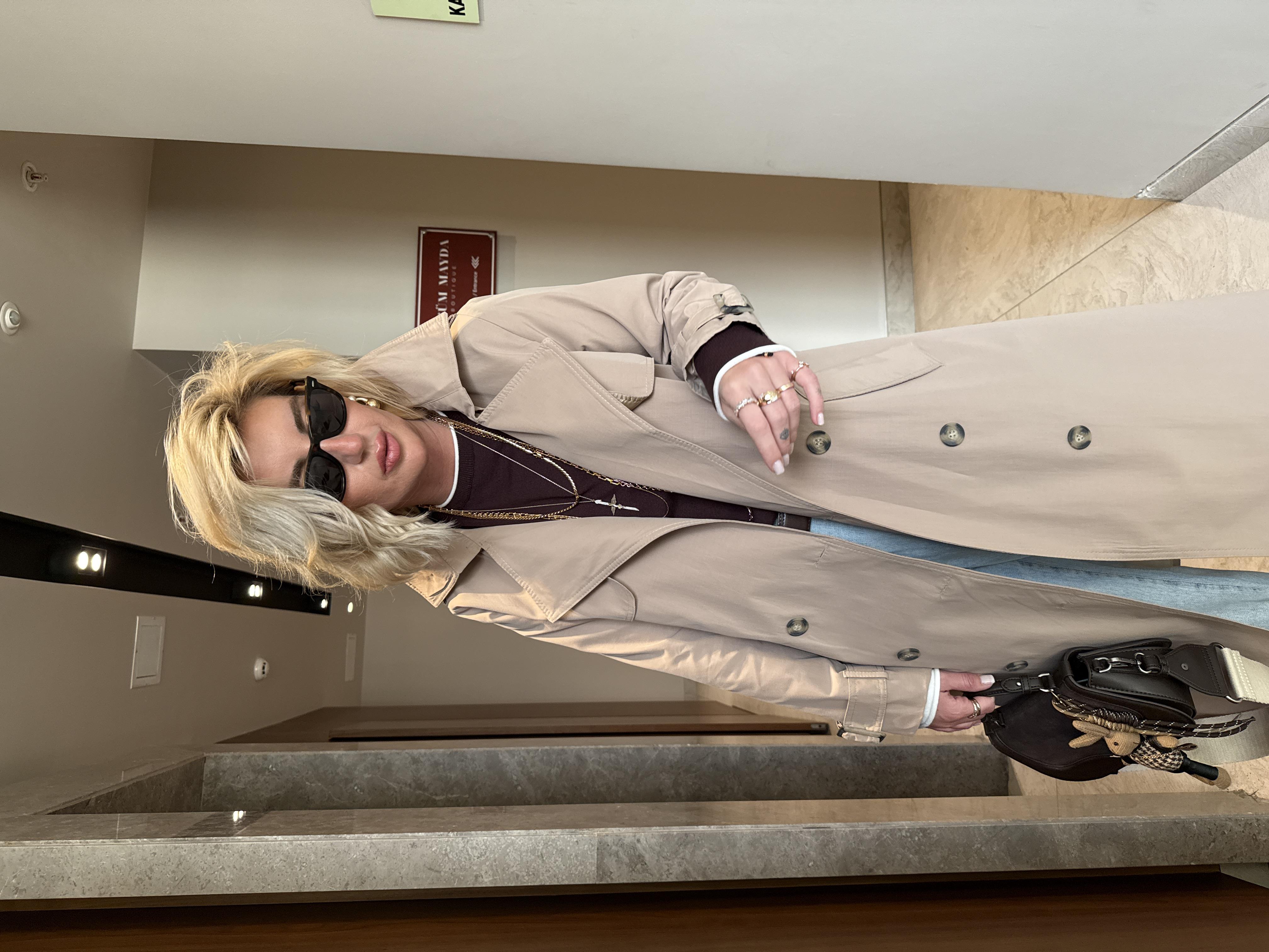 Orijinal Marka , Taba , Premium Trençkot