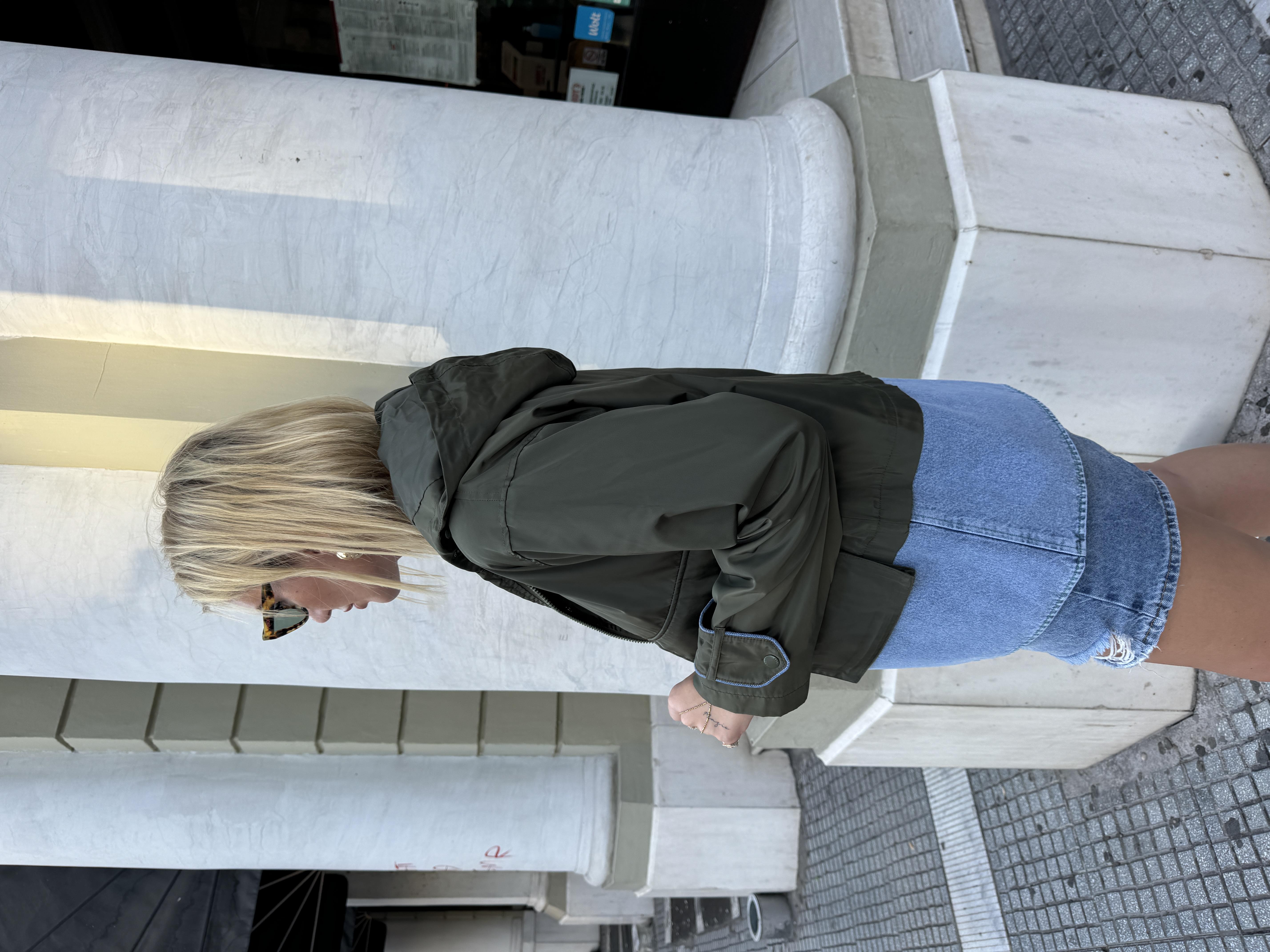 Jean Detaylı , Haki , Mevsimlik Mont