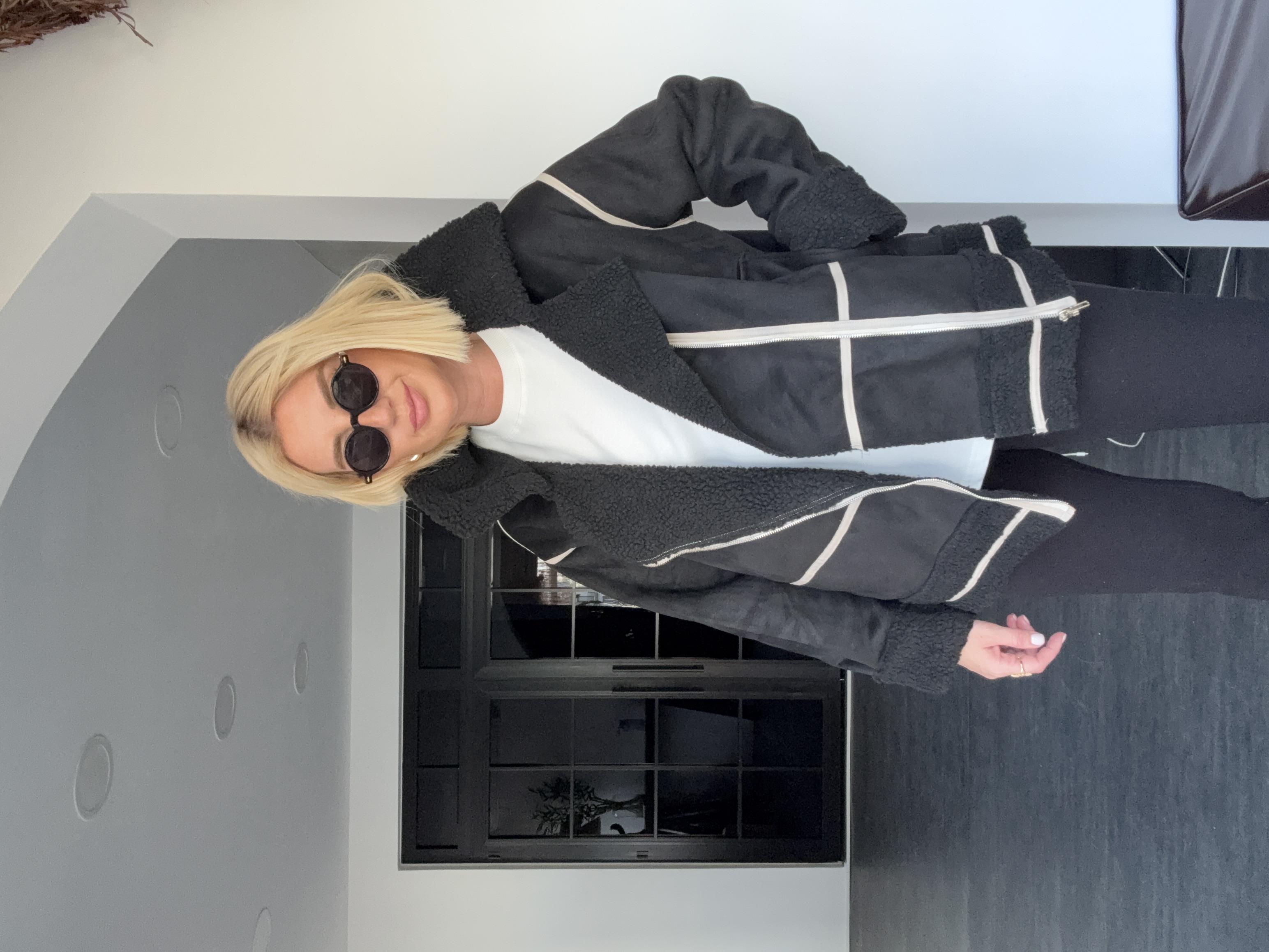 İçi Teddy Astarlı , Siyah Nubuk Kaban