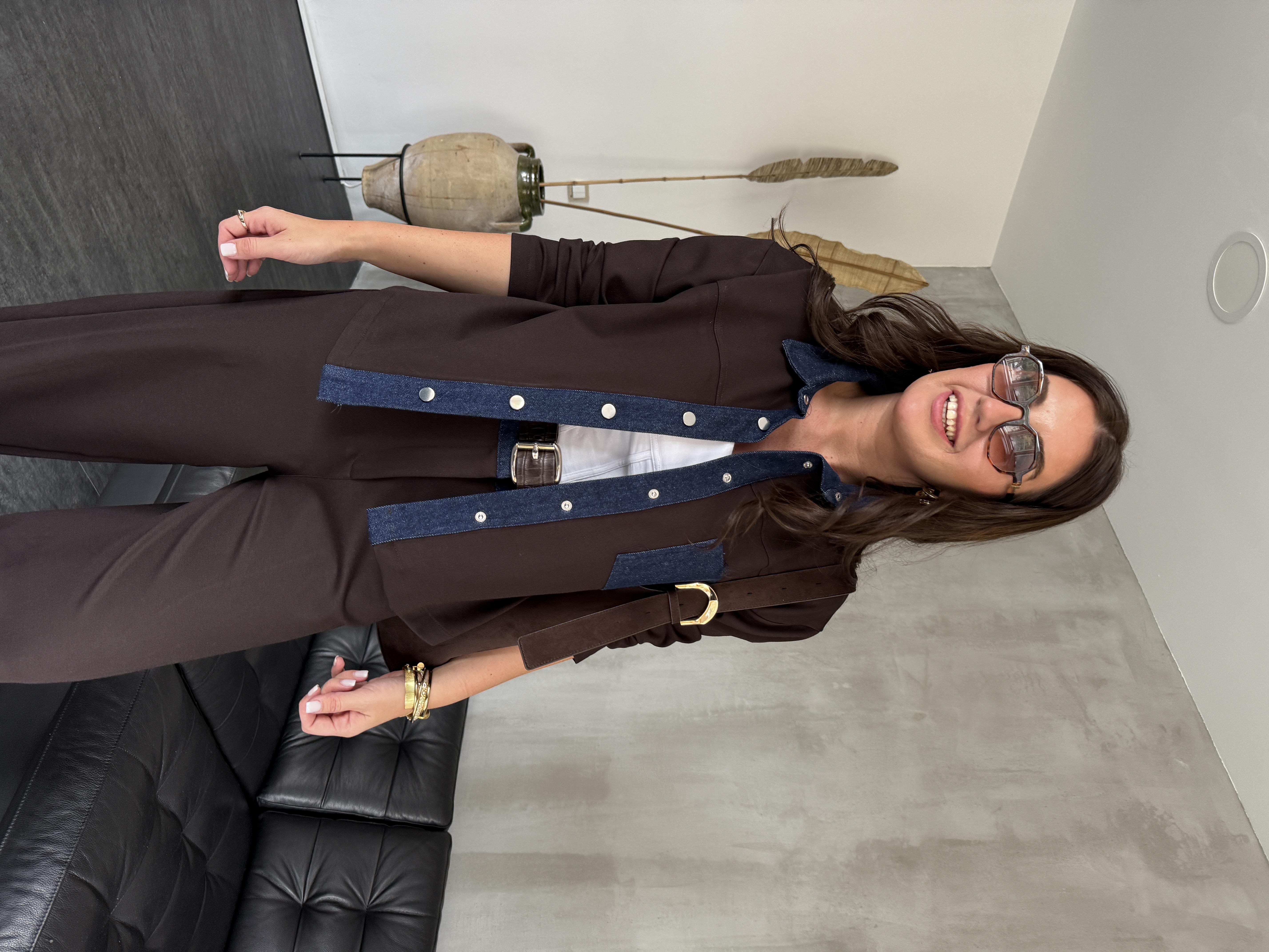 Orijinal Model , Jean Detaylı , Acı Kahve , Premium Takım