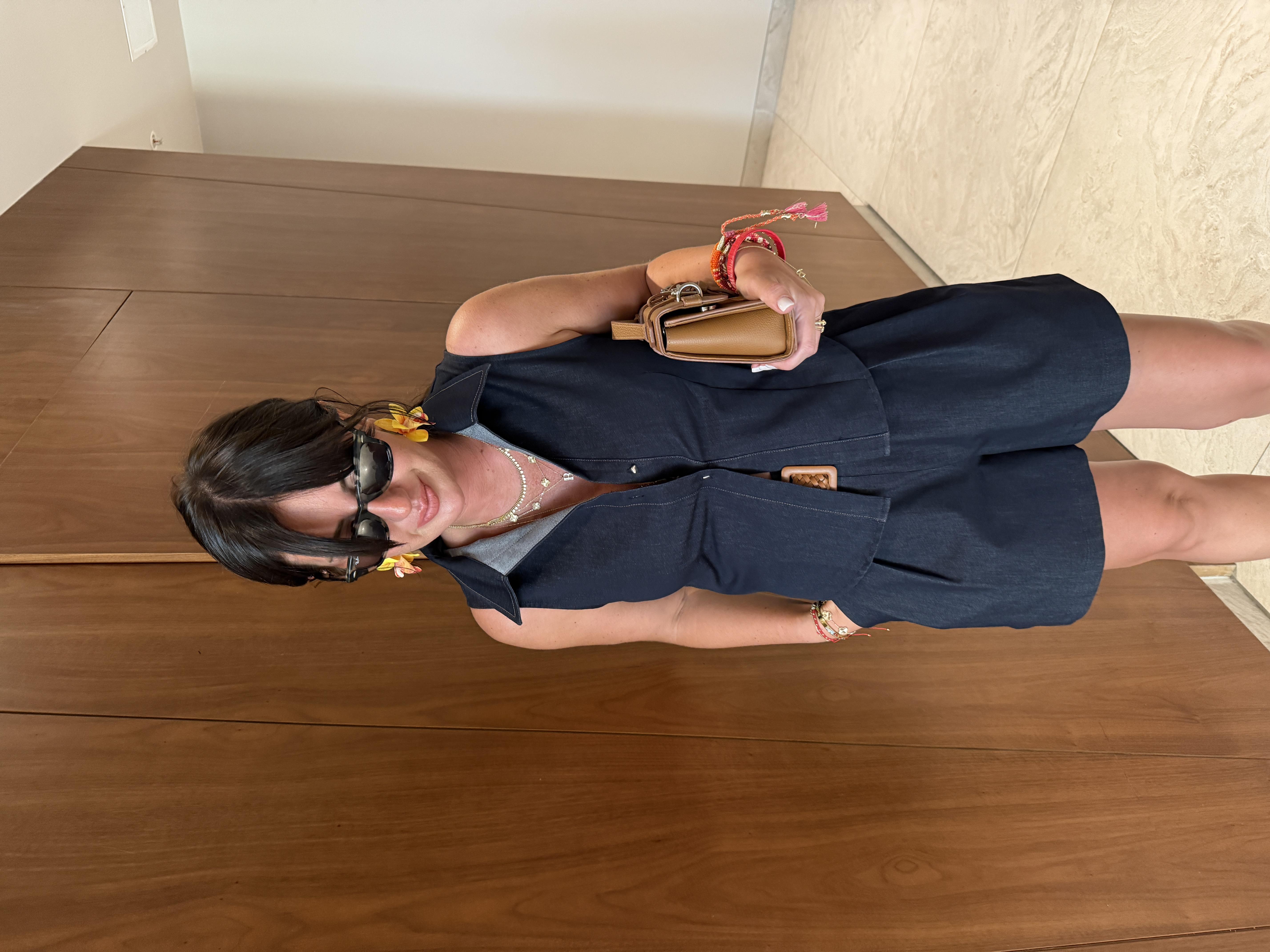 Premium , Likralı , Jean Yelek