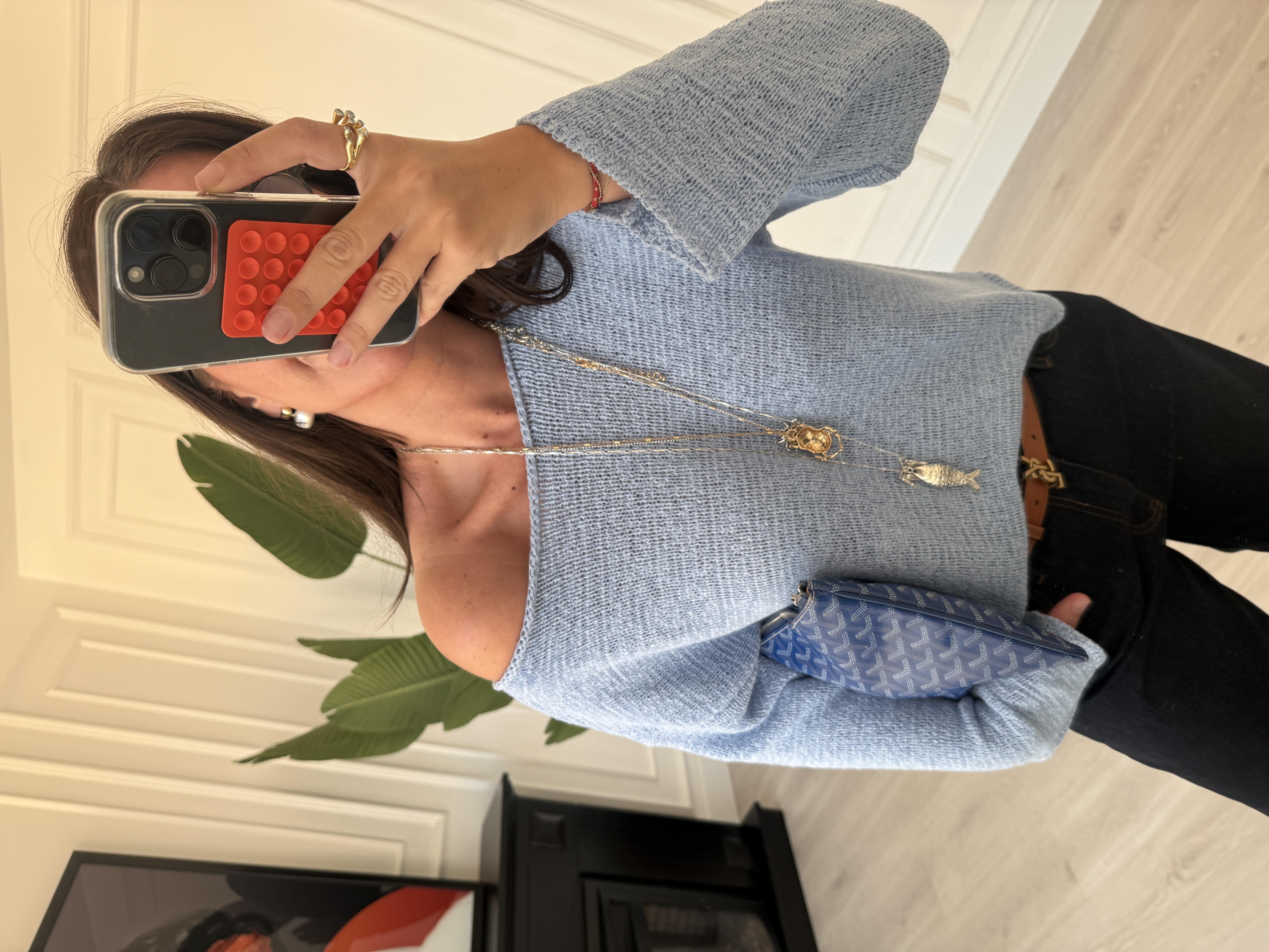 Bebe Mavisi , Kayık Yaka , Merserize