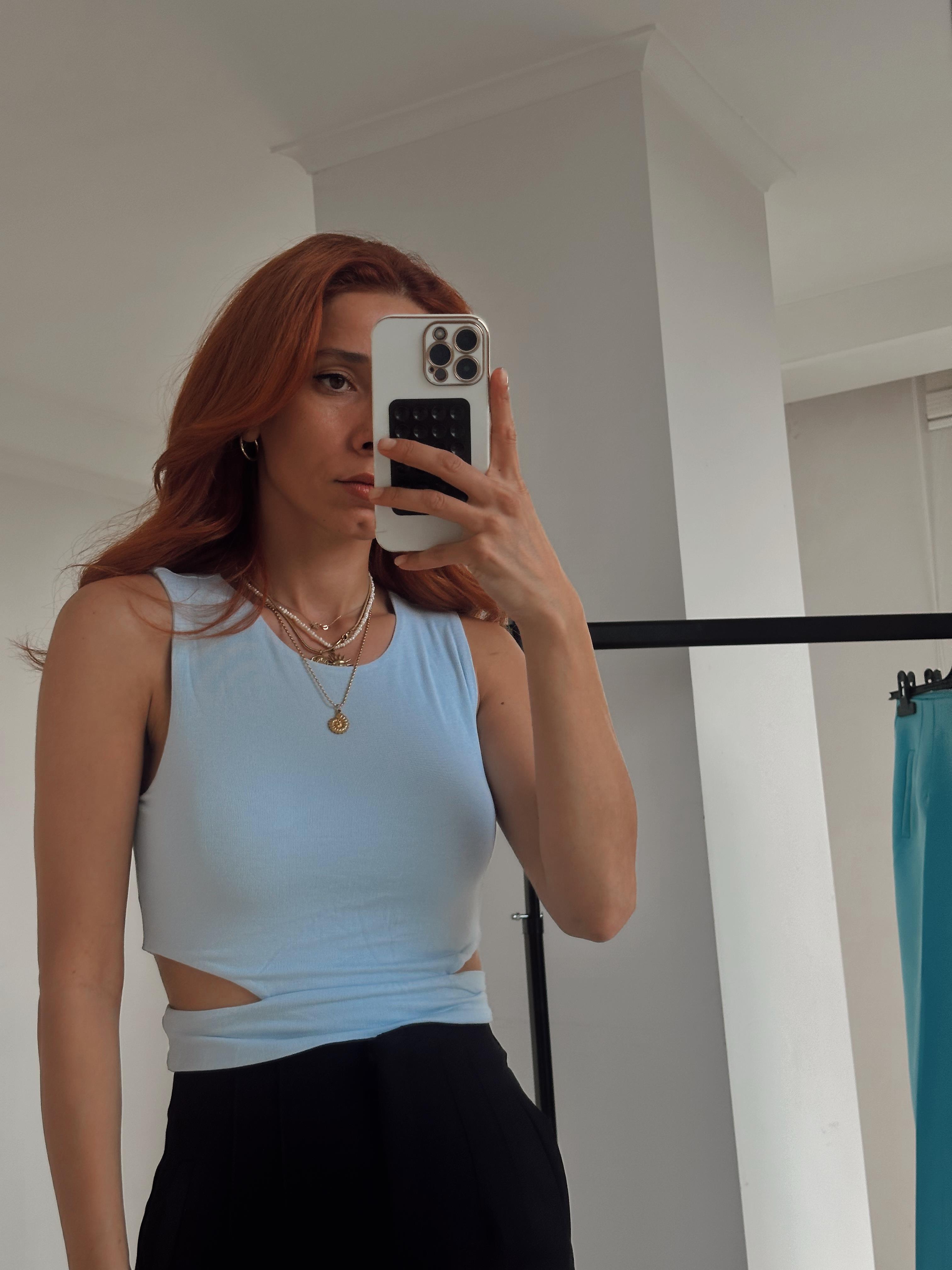 Bebe Mavi Pencere detay crop 