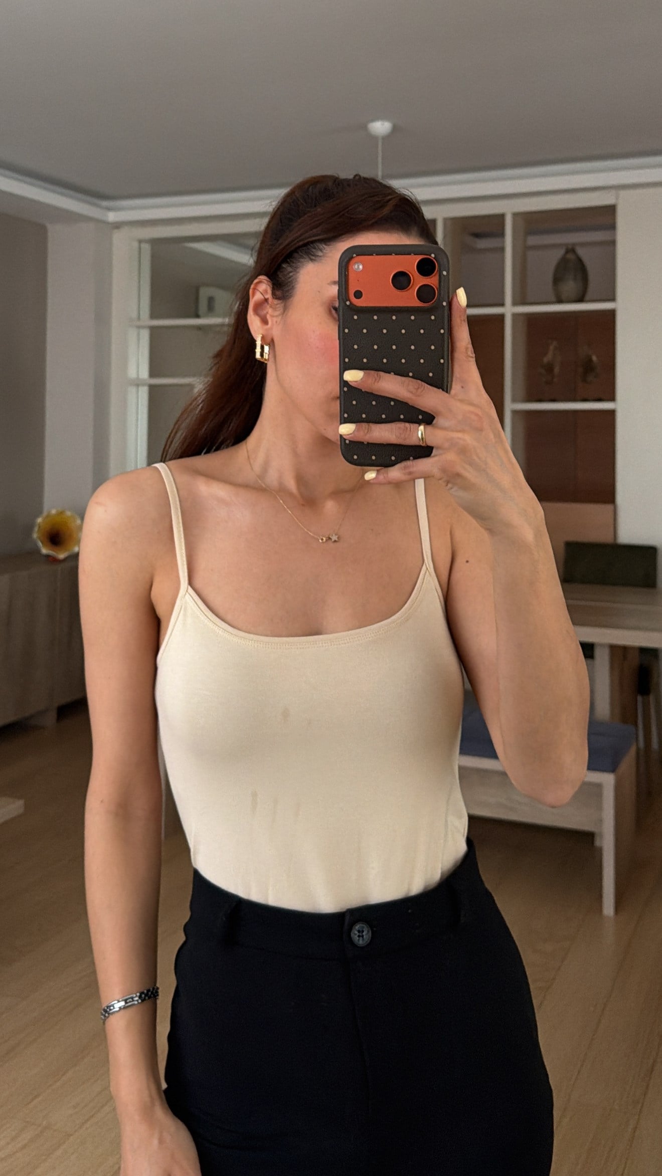 Dilvin İp Askılı Atlet Ten 