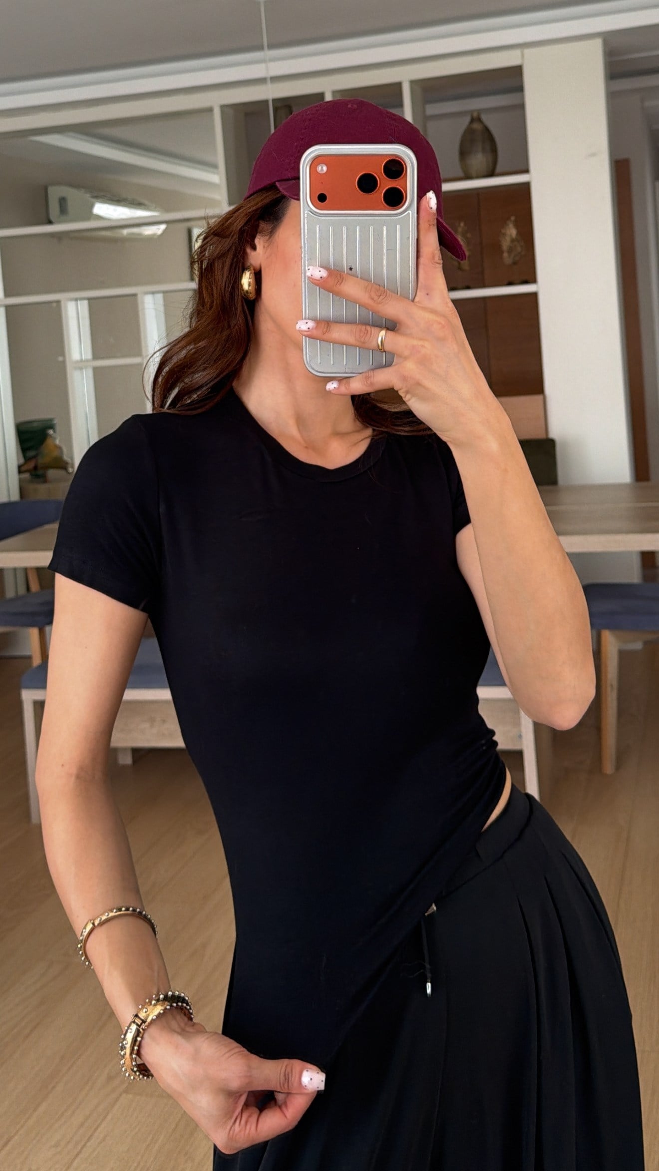 Siyah Likralı Oysh Bluz 