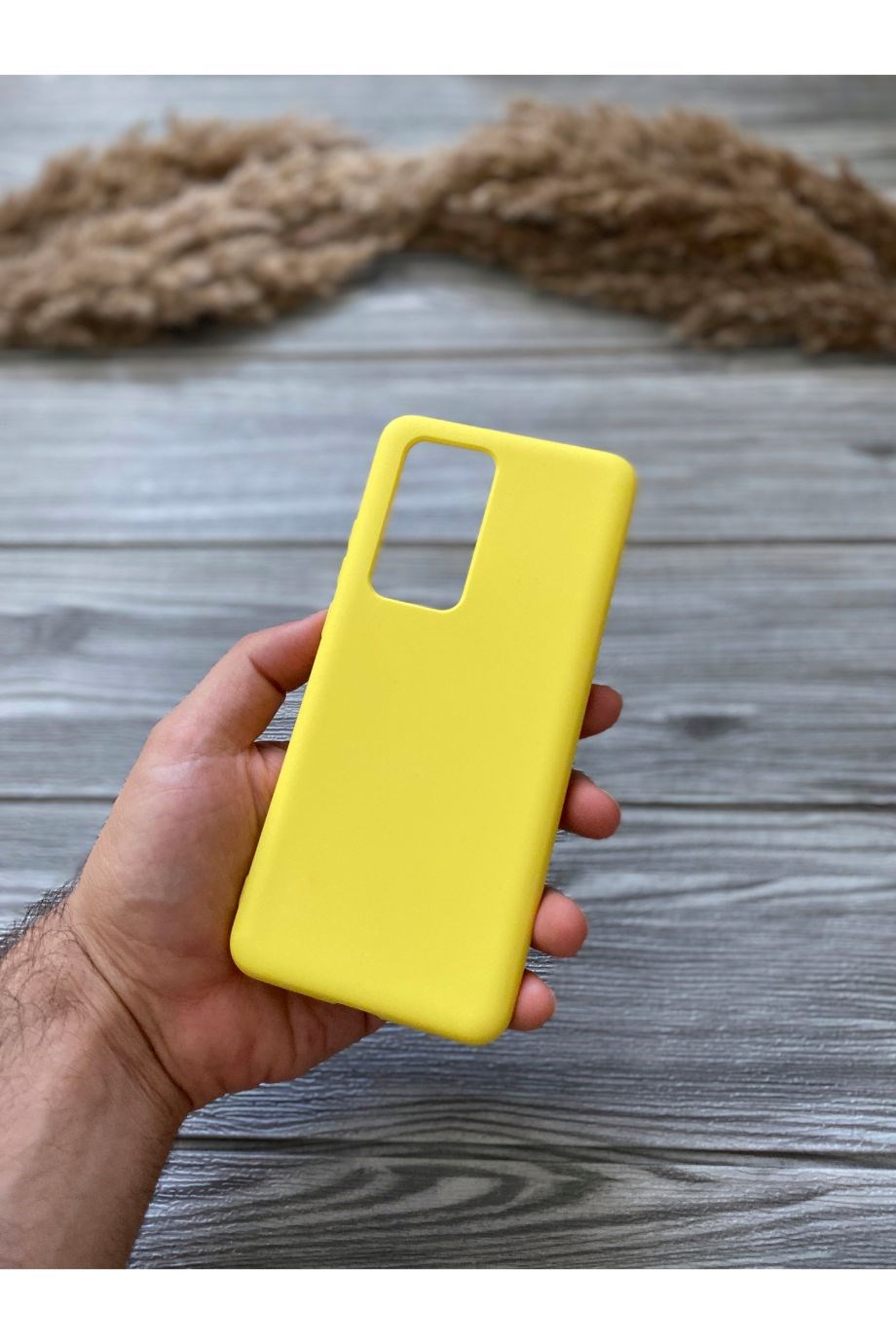 Huawei P40 Pro Sarı Lansman Kılıf