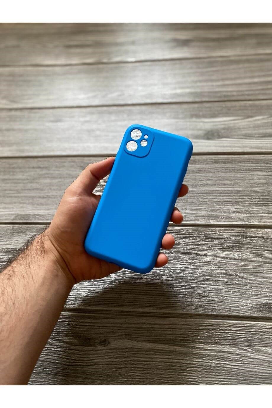 iPhone 11 Mavi Kamera Korumalı Lansman Kılıf
