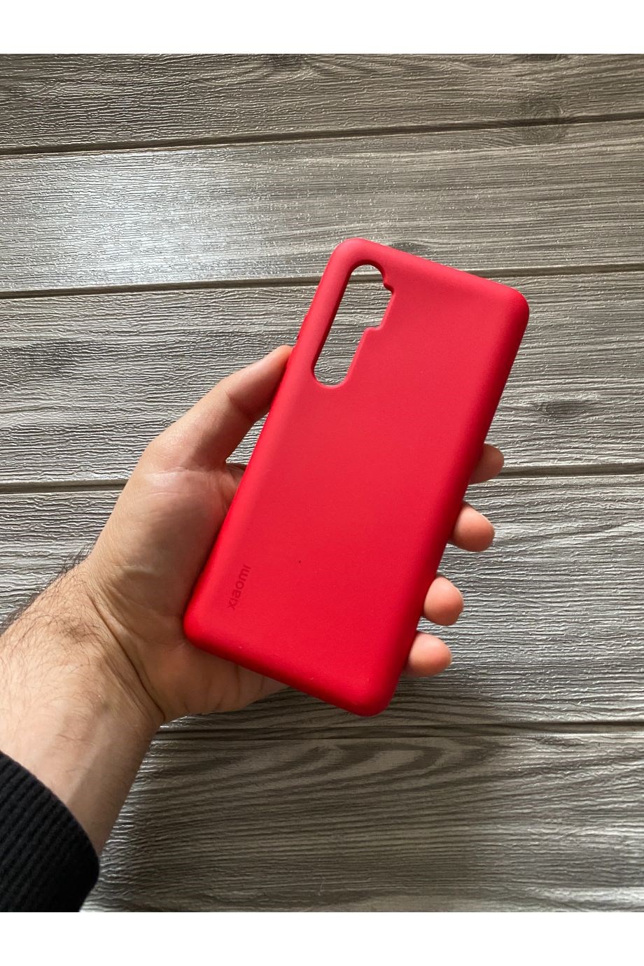 Mi Note 10 Lite Logolu Lansman Kırmızı