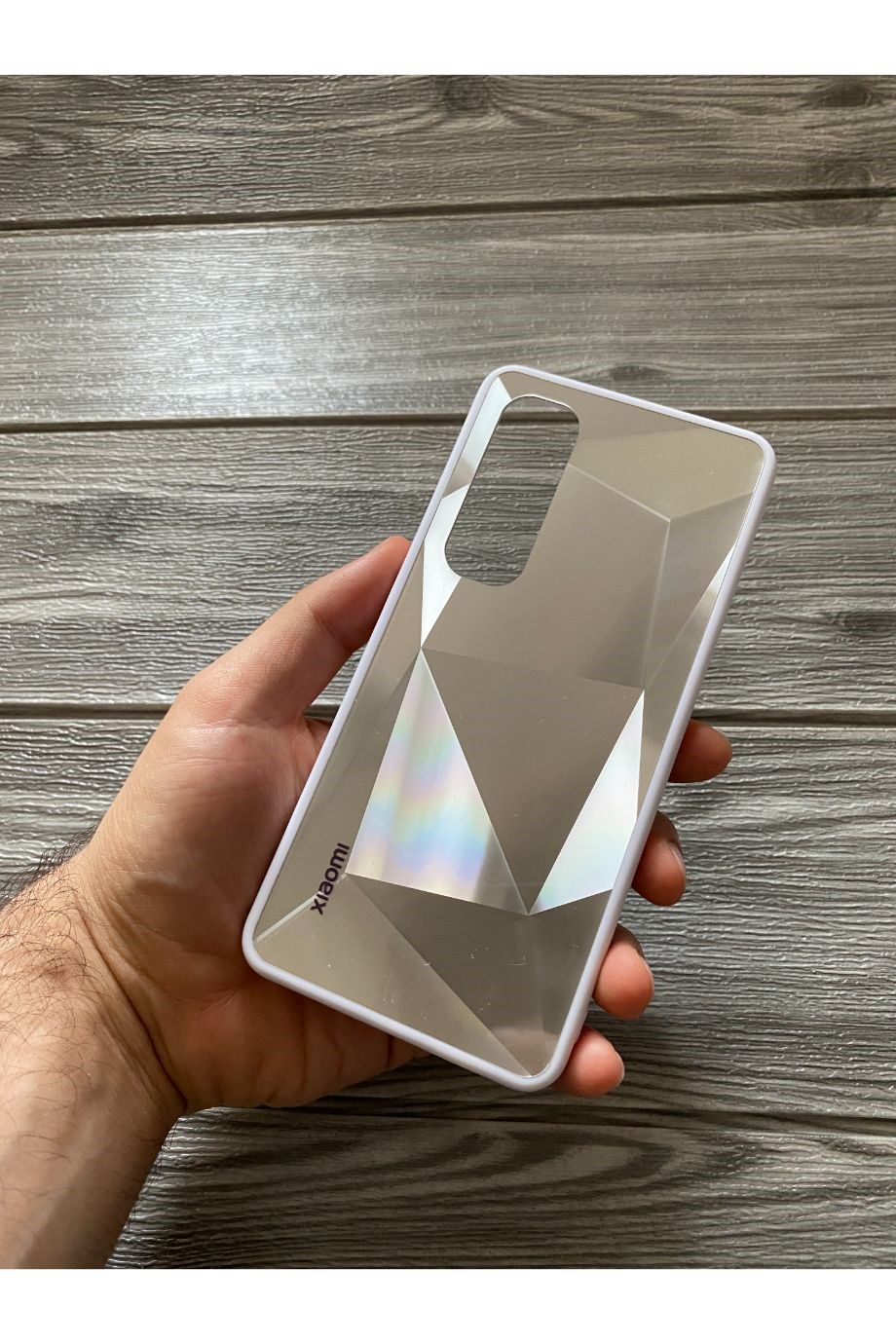 Mi Note 10 Lite Logolu Prizma Beyaz