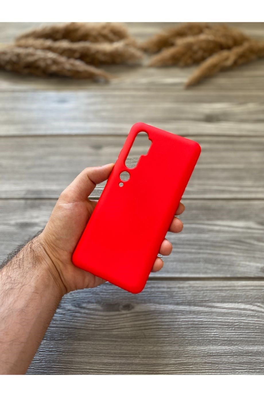 Mi Note 10 / Note 10 Pro Kırmızı Lansman Kılıf