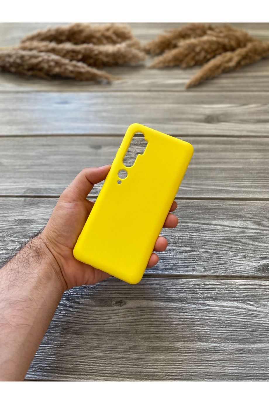 Mi Note 10 / Note 10 Pro Sarı Lansman Kılıf