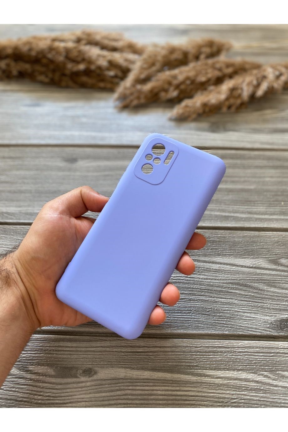 Redmi Note 10 Lila Kamera Korumalı Lansman Kılıf