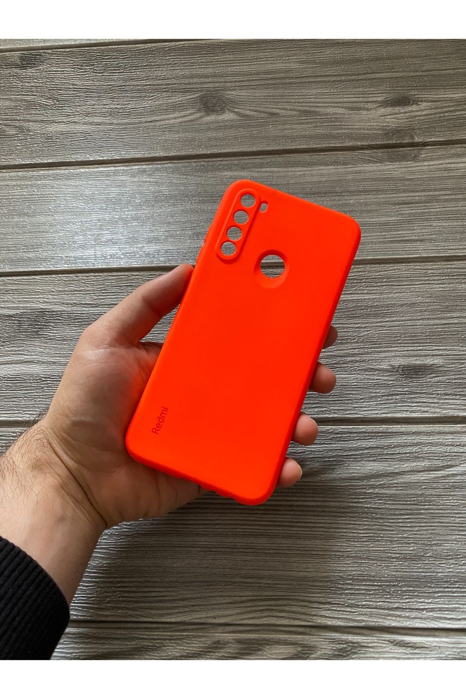 Redmi Note 8 Kamera Korumalı Logolu Lansman Turuncu