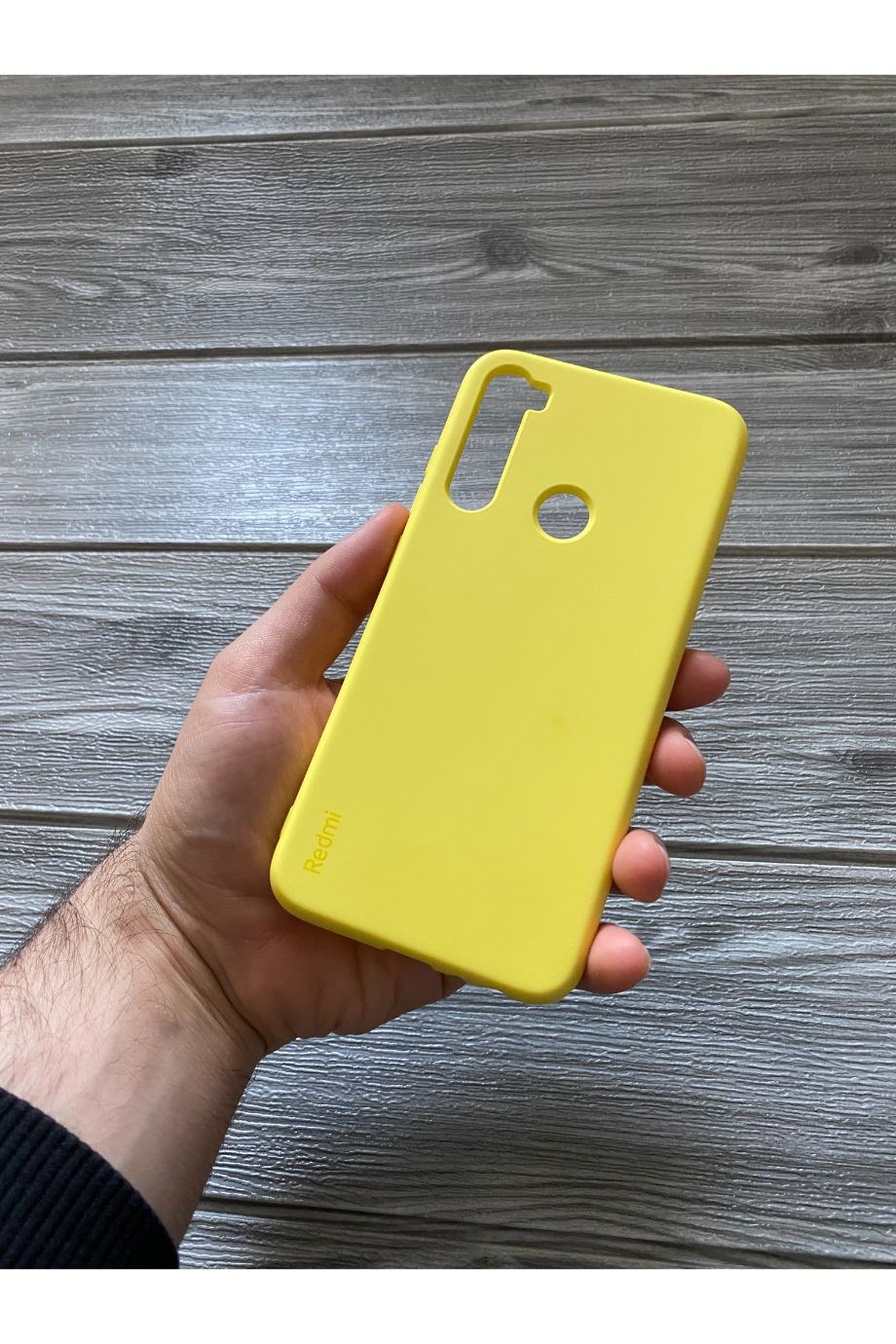 Redmi Note 8 Logolu Lansman Sarı