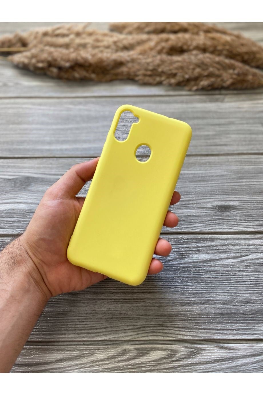 Samsung A11 / M11 Sarı Lansman Kılıf