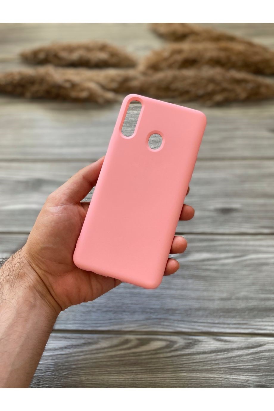 Samsung A20s Pembe Lansman Kılıf