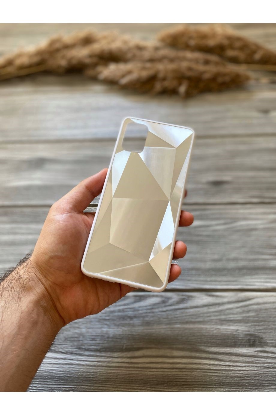 Samsung A51 Beyaz Prizma Kılıf