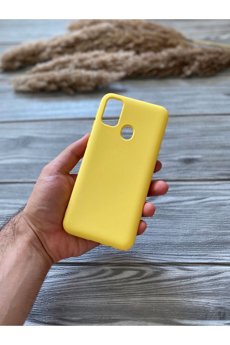 Samsung M30s Sarı Lansman Kılıf