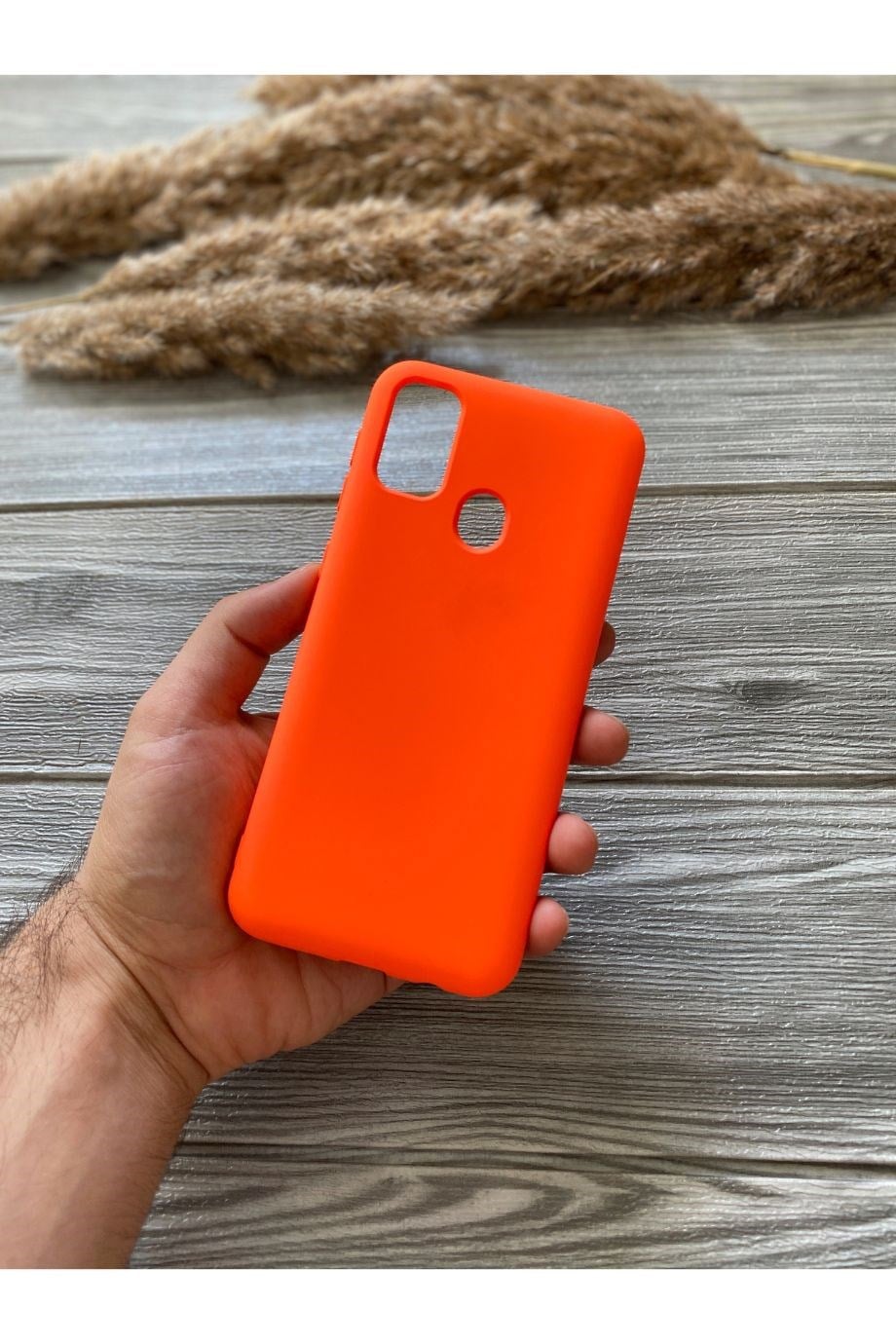 Samsung M30s Turuncu Lansman Kılıf
