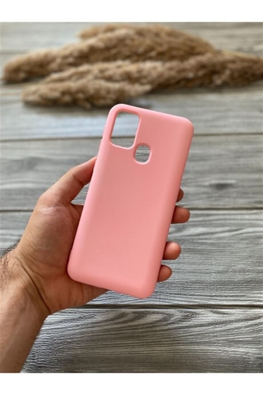 Samsung M31 Pembe Lansman Kılıf
