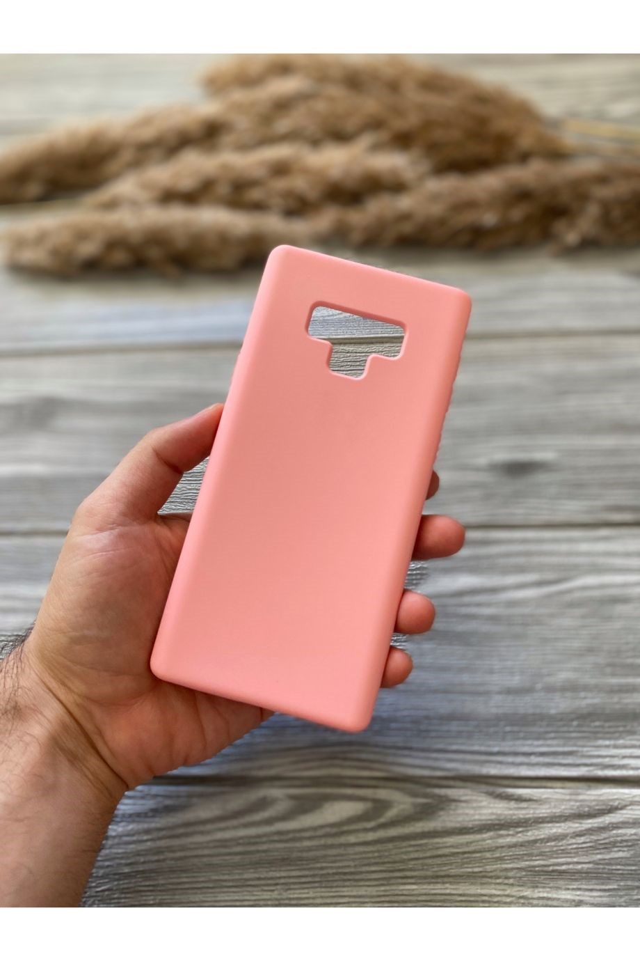 Samsung Note 9 Pembe Lansman Kılıf