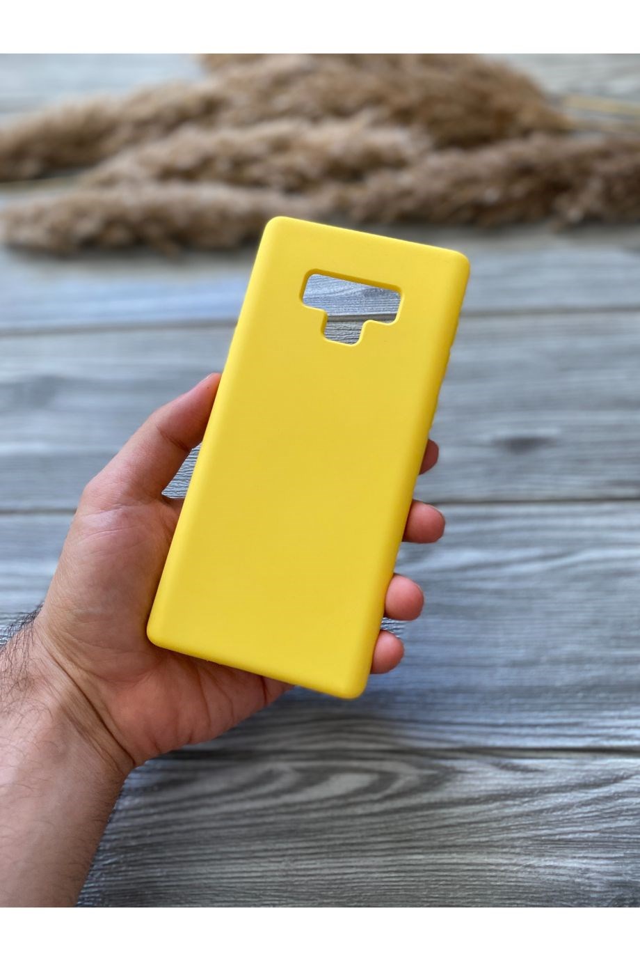 Samsung Note 9 Sarı Lansman Kılıf