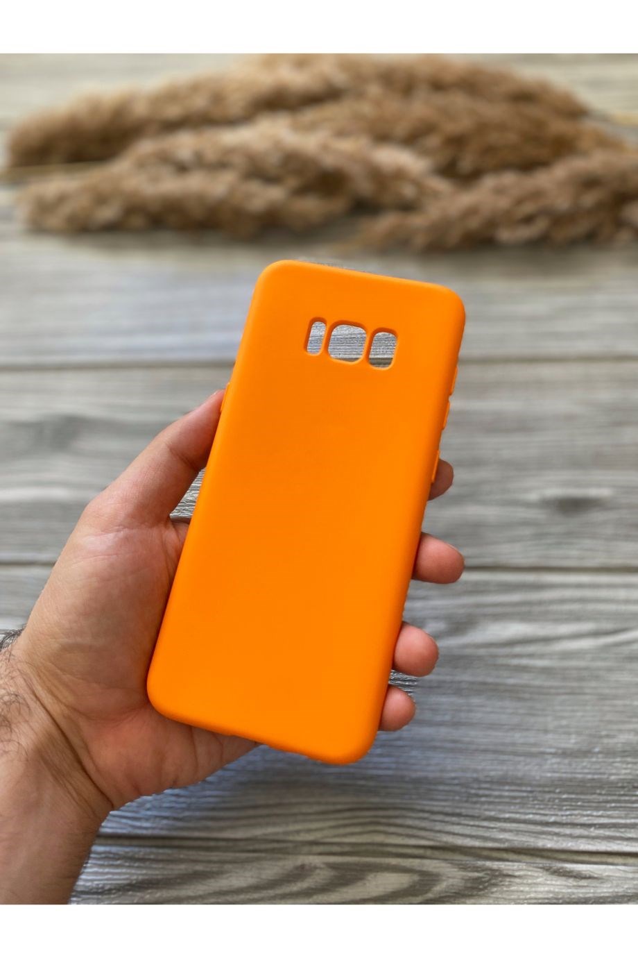 Samsung S8 Plus Turuncu Lansman Kılıf