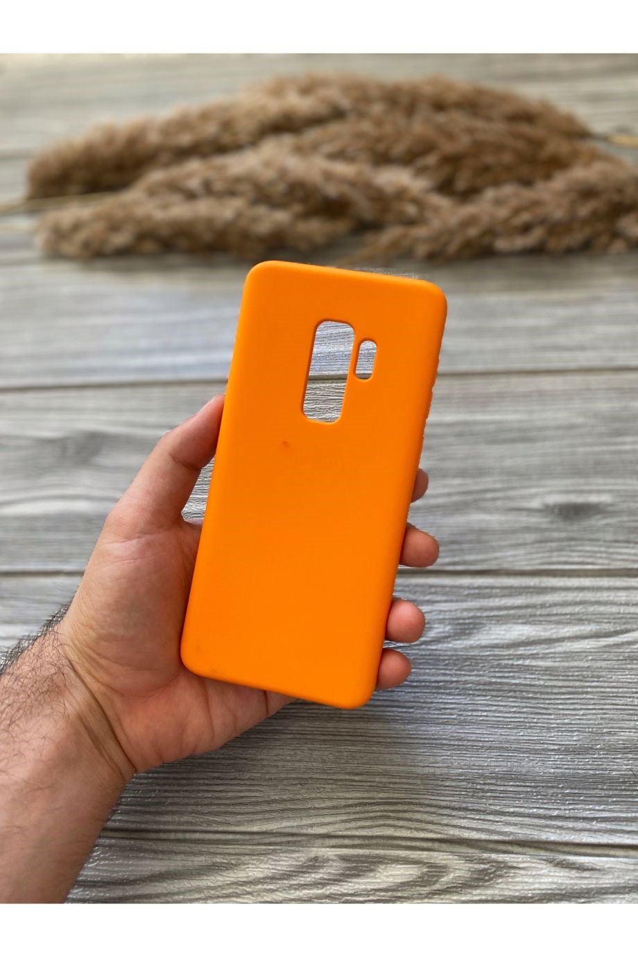 Samsung S9 Plus Turuncu Lansman Kılıf
