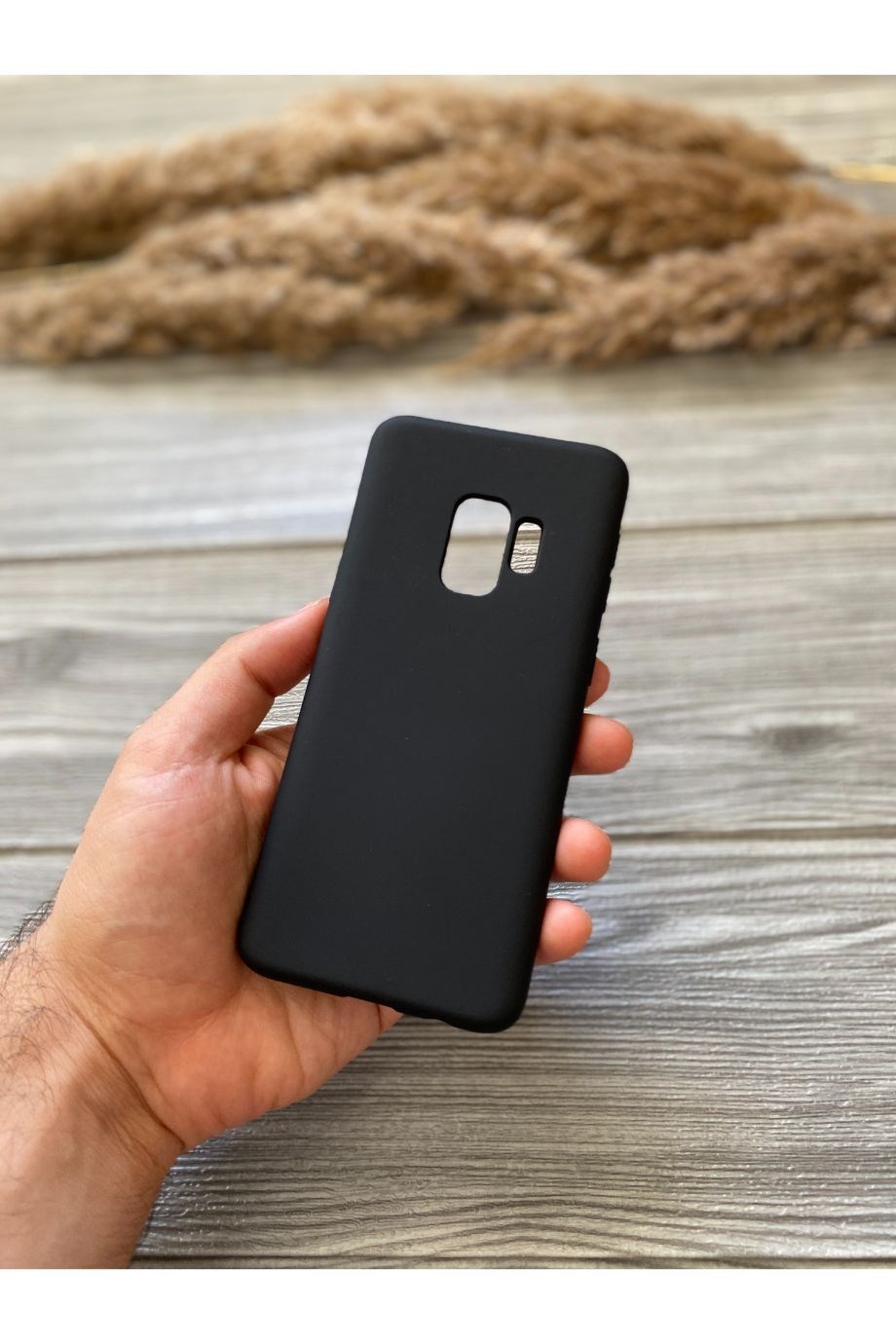 Samsung S9 Siyah Lansman Kılıf