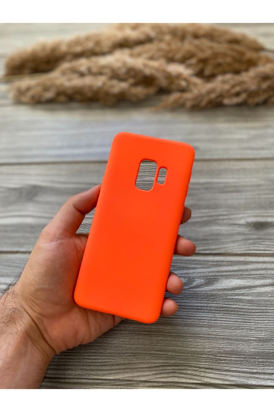 Samsung S9 Turuncu Lansman Kılıf