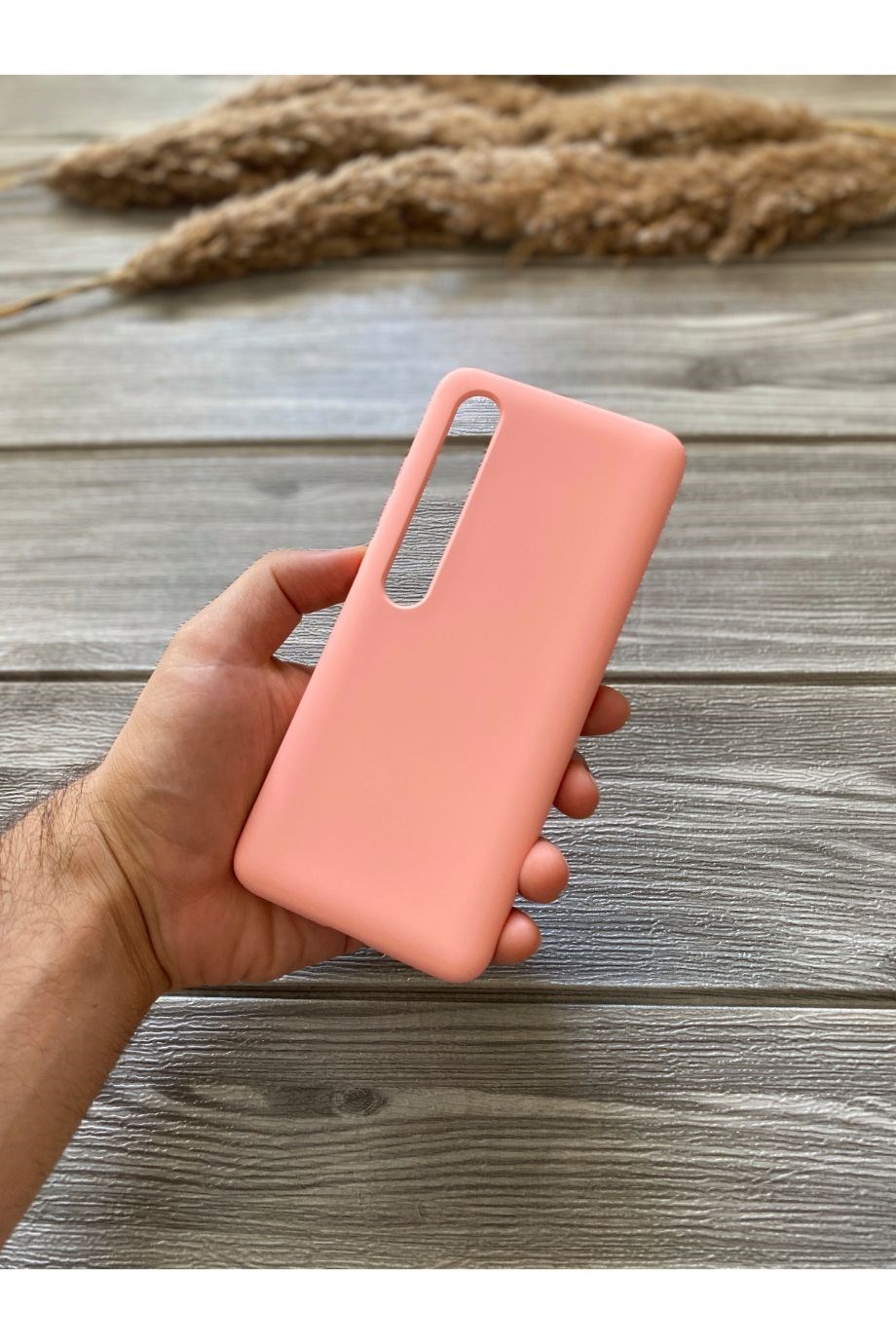 Xiaomi Mi 10 Pembe Lansman Kılıf