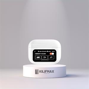 KILIFMAX Dokunmatik Ekranlı Air Pro 2 ANC Bluetooth Kulaklık 2025