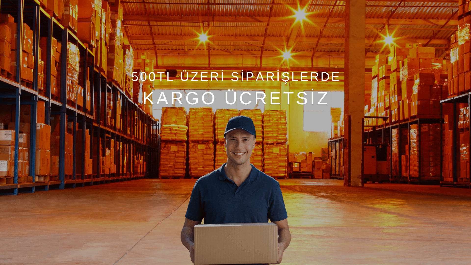 500TL üzeri ücretsiz kargo