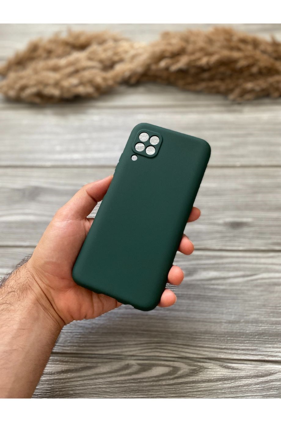 Huawei P40 Lite Petrol Yeşili Kamera Korumalı Lansman Kılıf