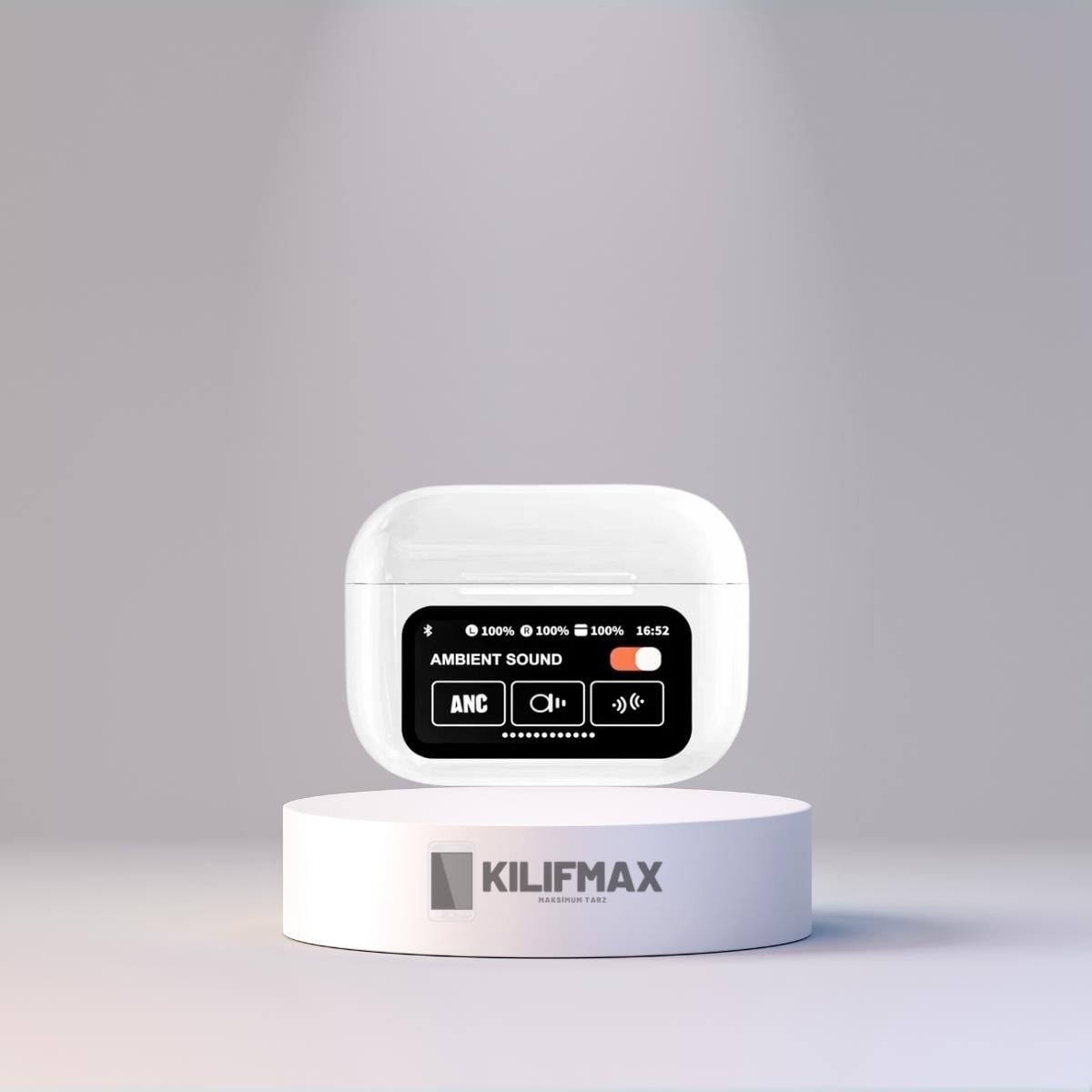 KILIFMAX Dokunmatik Ekranlı Air Pro 2 ANC Bluetooth Kulaklık 2025