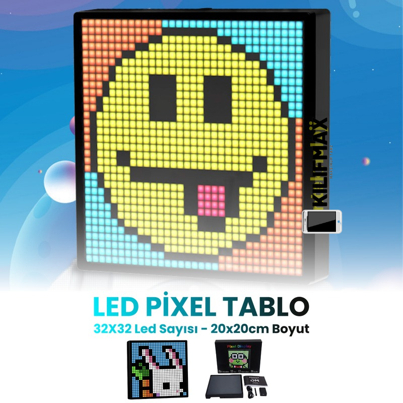 Led Pixel Tablo (20x20cm)