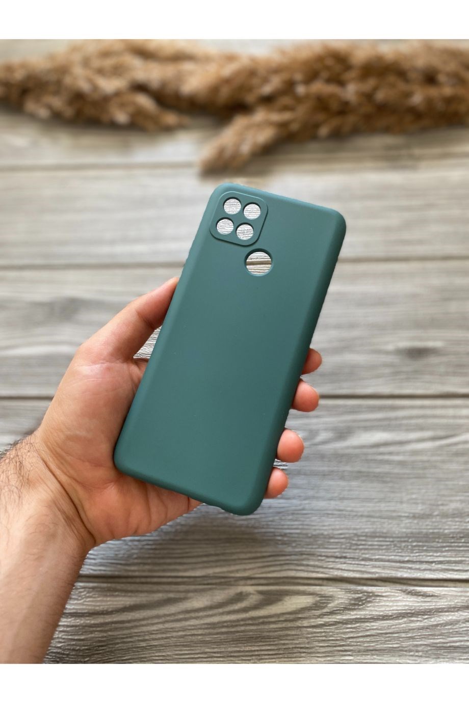 Oppo A15 / A15s Petrol Yeşili Kamera Korumalı Lansman Kılıf
