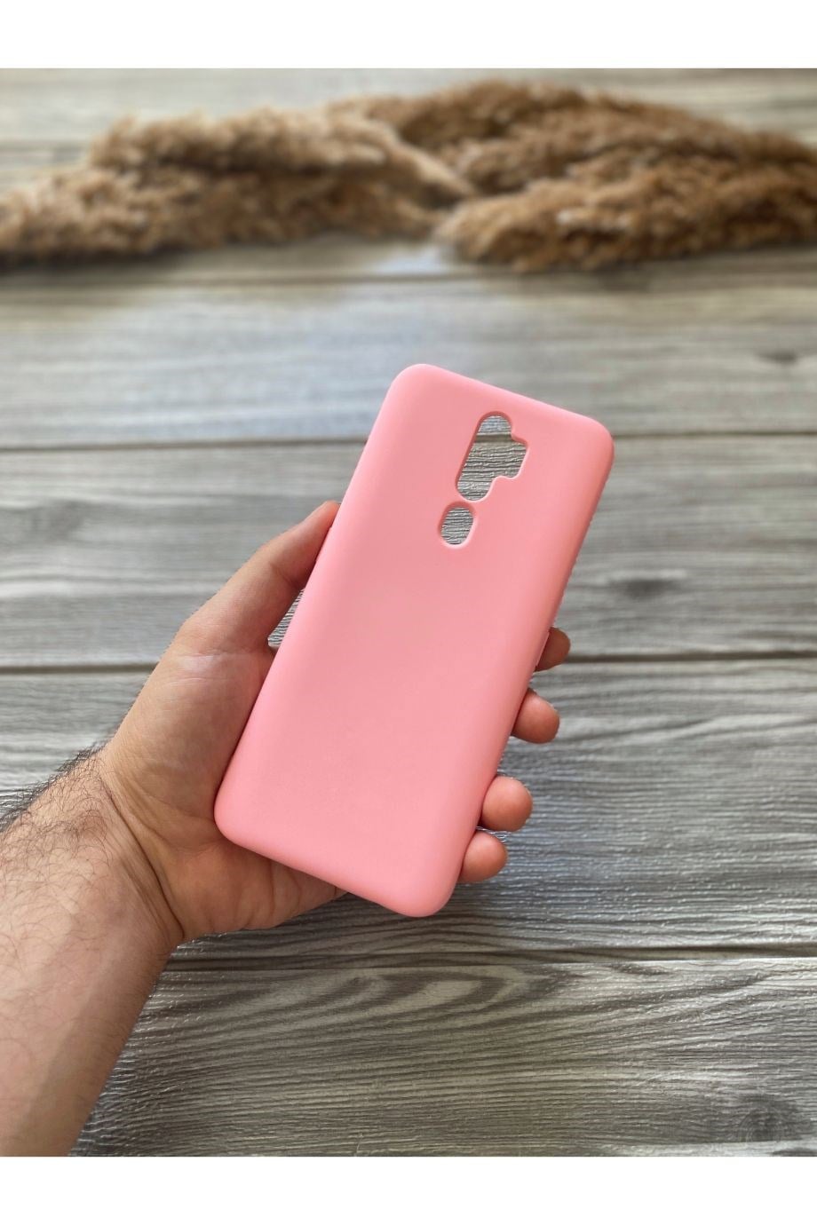 Oppo A5 / A9 2020 Pembe Lansman Kılıf