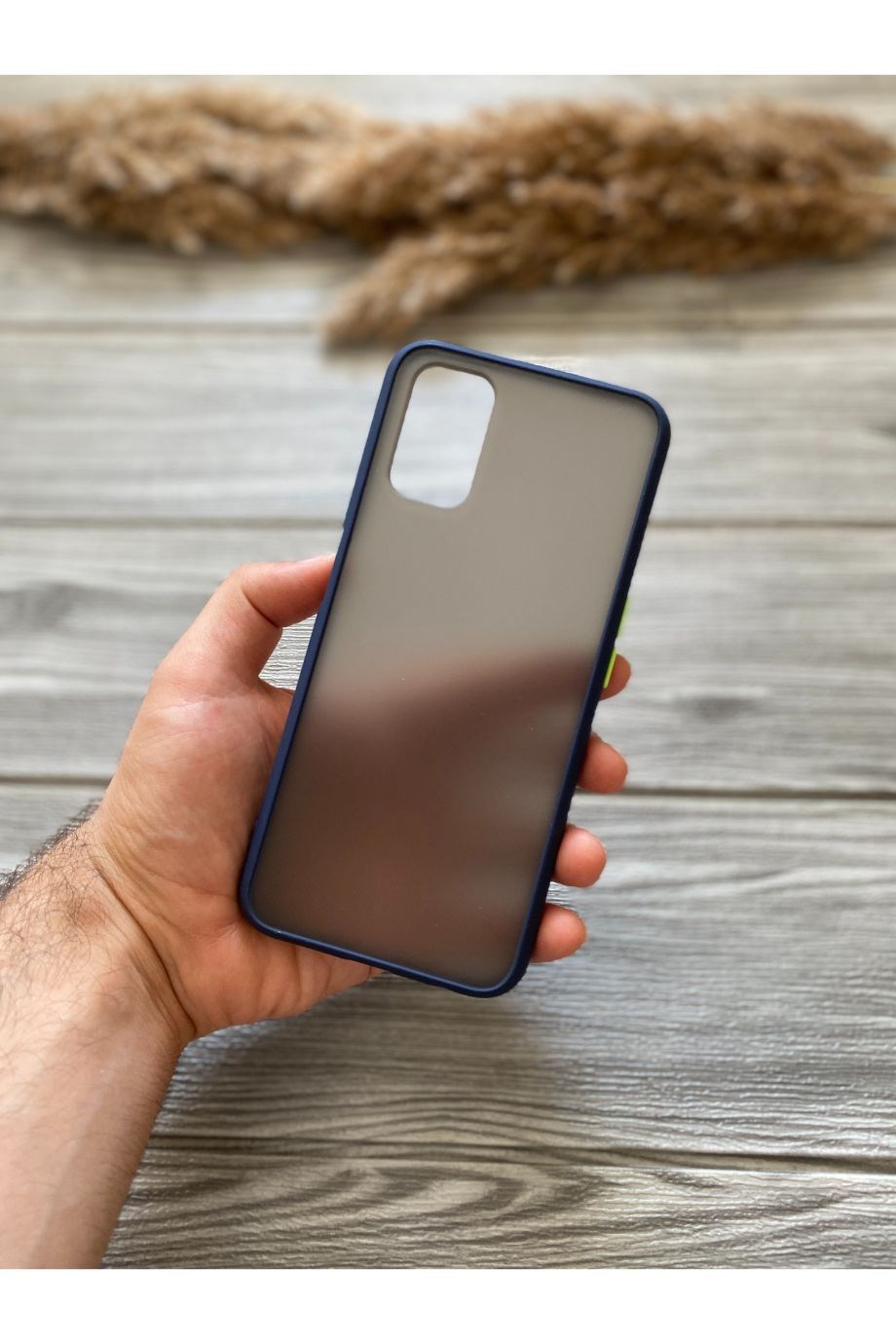 Oppo A52 / A72 Lacivert Buzlu Mika Kılıf