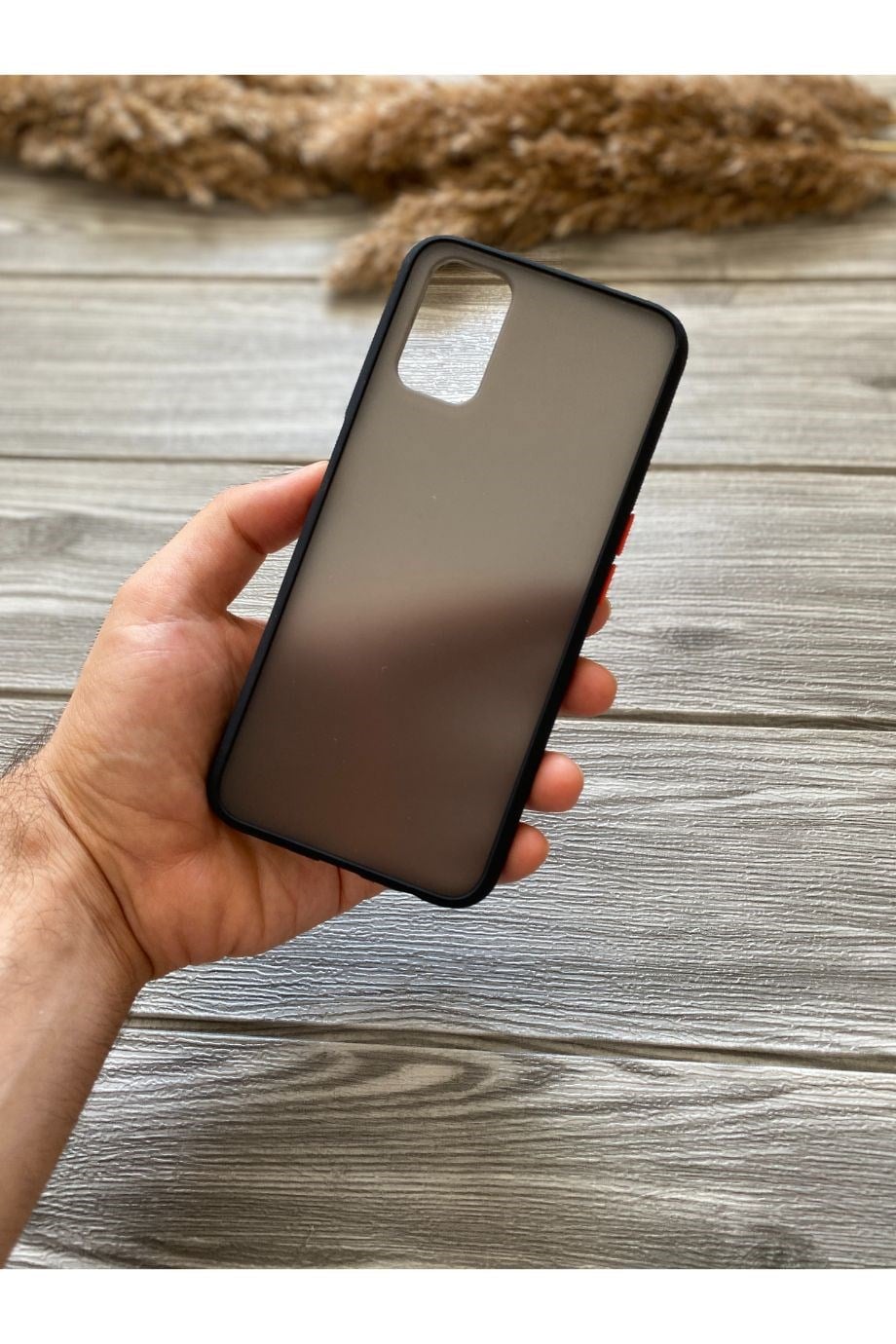 Oppo A52 / A72 Siyah Buzlu Mika Kılıf