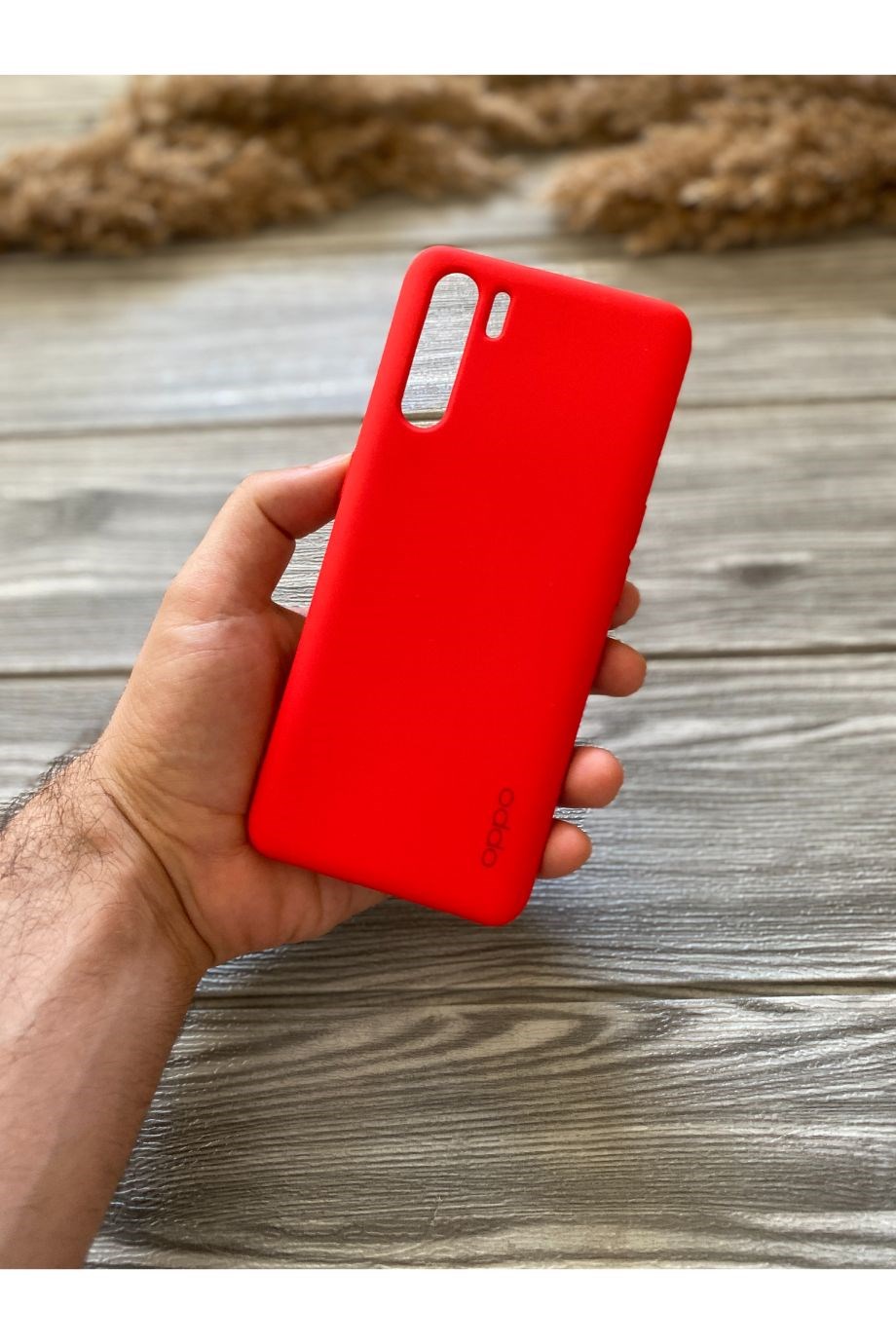Oppo Reno 3 / A91 Kırmızı Lansman Kılıf