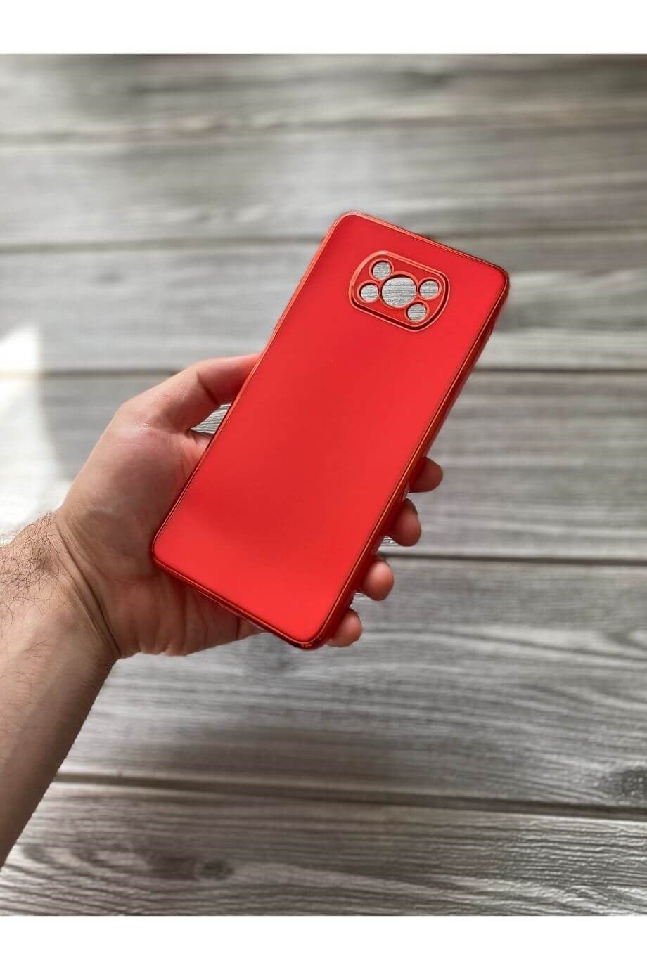 Poco X3 / X3 NFC / X3 Pro Kırmızı Premium Silikon Kılıf